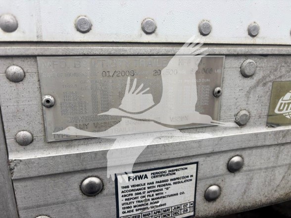 2009 UTILITY 53' DRY VAN 10021761624 2009 UTILITY 53' DRY VAN 10021761624