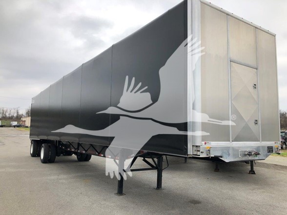 2026 WABASH (FORMERLY TRANSCRAFT)48' COMBO FLAT W/SLIDING TARP - image 1 of 6